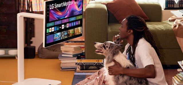 Ideal für Job, Entertainment und Kreatives: der neue LG Smart Monitor Swing mit rollbarem Standfuß und Touchscreen