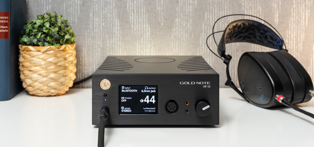Gold Note HP-10 Deluxe – Kopfhörerverstärker mit Bluetooth und DAC