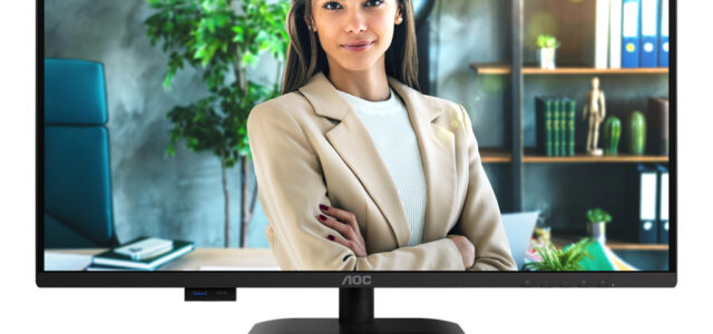 Die AOC Professional P4-Serie: 120 Hertz, Pop-out-USB-Hub und 5 Jahre Garantie