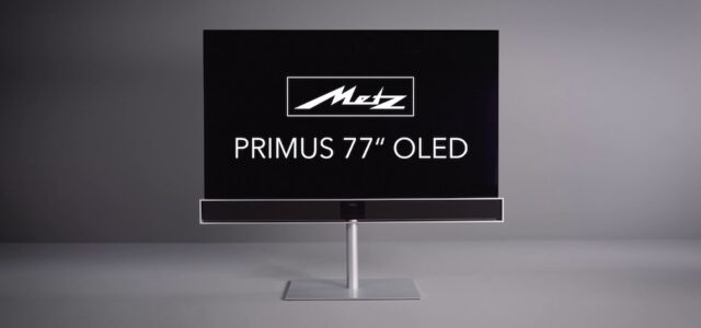 Marktstart für OLED-Flaggschiff Metz PRIMUS 77″