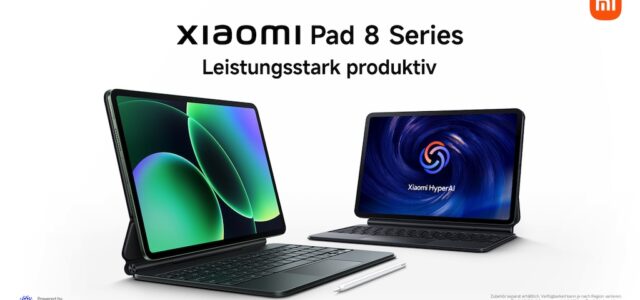 Xiaomi stellt Xiaomi Pad 8 Serie für mobiles Arbeiten vor